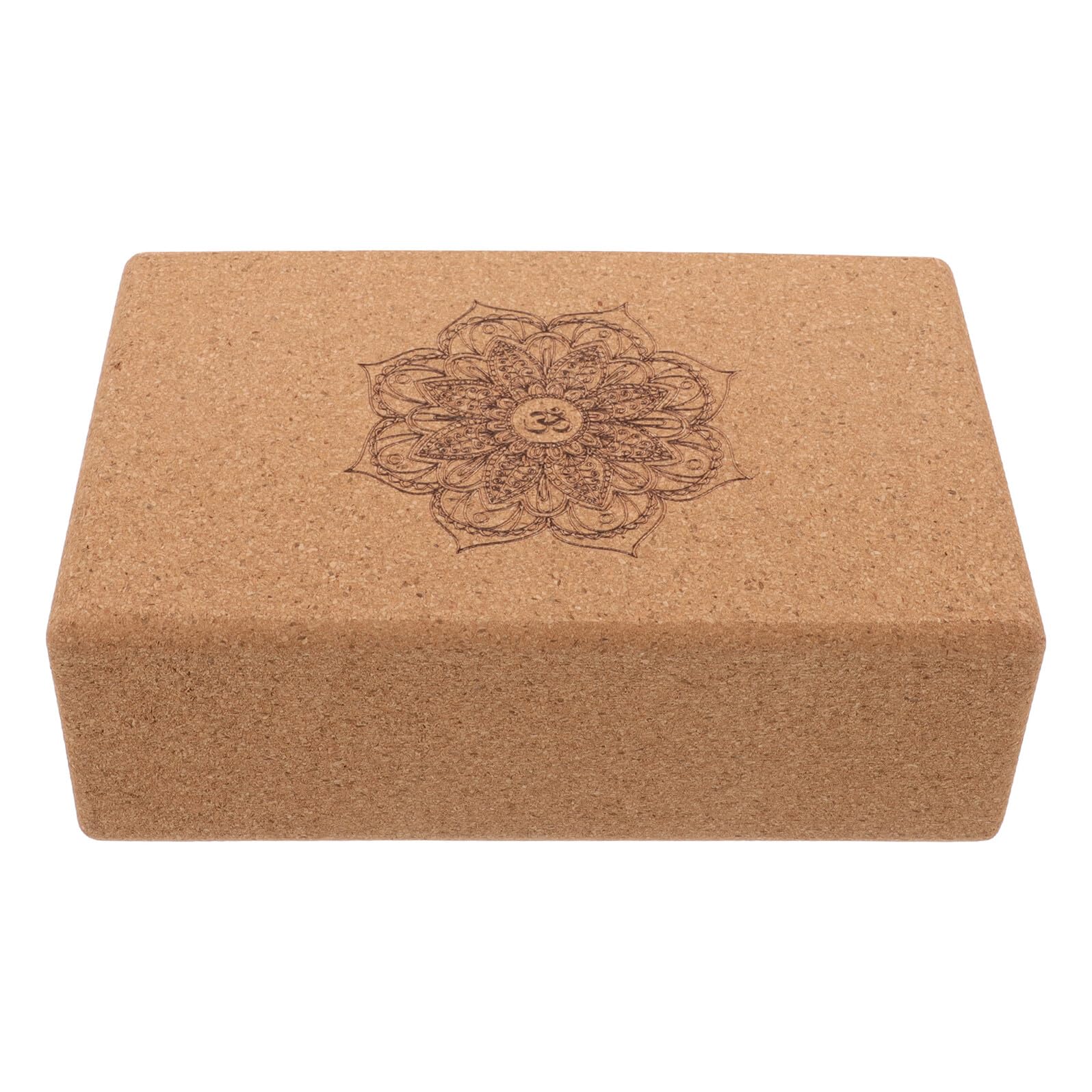 Alasum Yoga Block Kork Dreieckig Hochdicht Yogablock Trainingsstein mit Gurt für Yoga Pilates Fitness Sport Zubehör