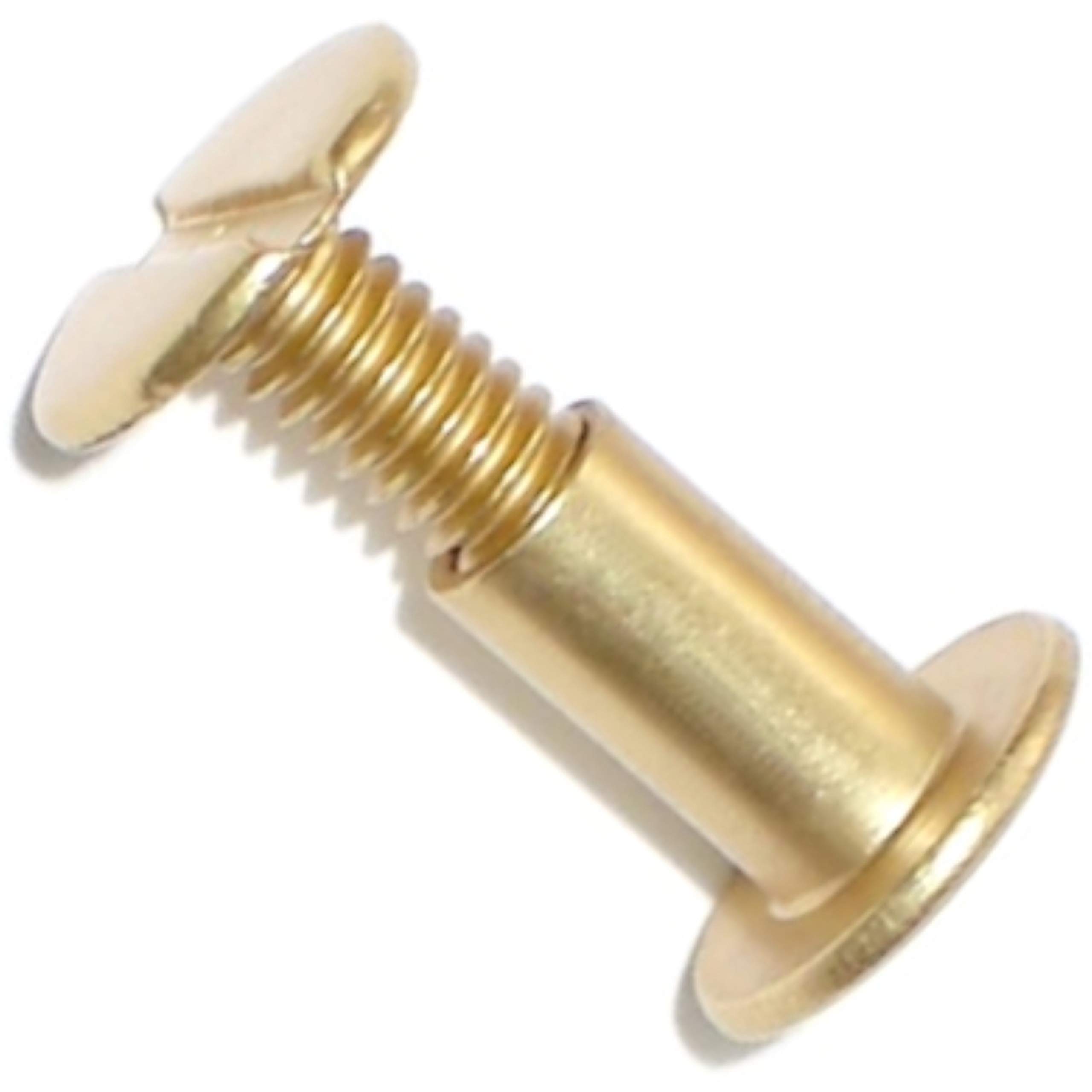 Vis poteaux Fermeture difficiles 3/8 pouce avec vis de fixation, paquet de 10