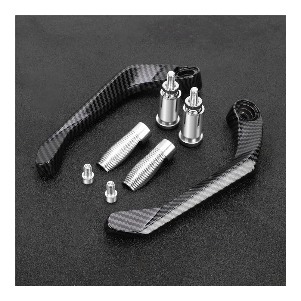 BEQLXTA Brake Lever Guard Motorcycle Handlebar Brake Clutch Lever Hand Guard Protector Handguard for FZR1000 FZR250 FZR400 FZR400RR FZR600 FZR600RR(Silver NO Logo)