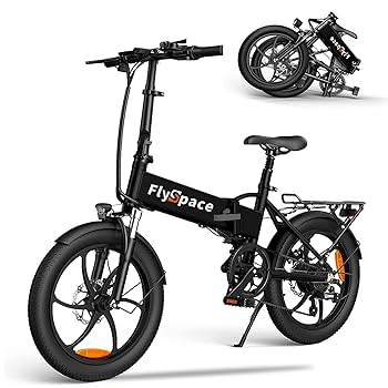 Amazon | FlySpace 20インチ電動アシスト自転車 折り畳みシマノ7