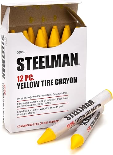 Miniatura 2 de Crayón amarillo para marcar llantas STEELMAN 00062