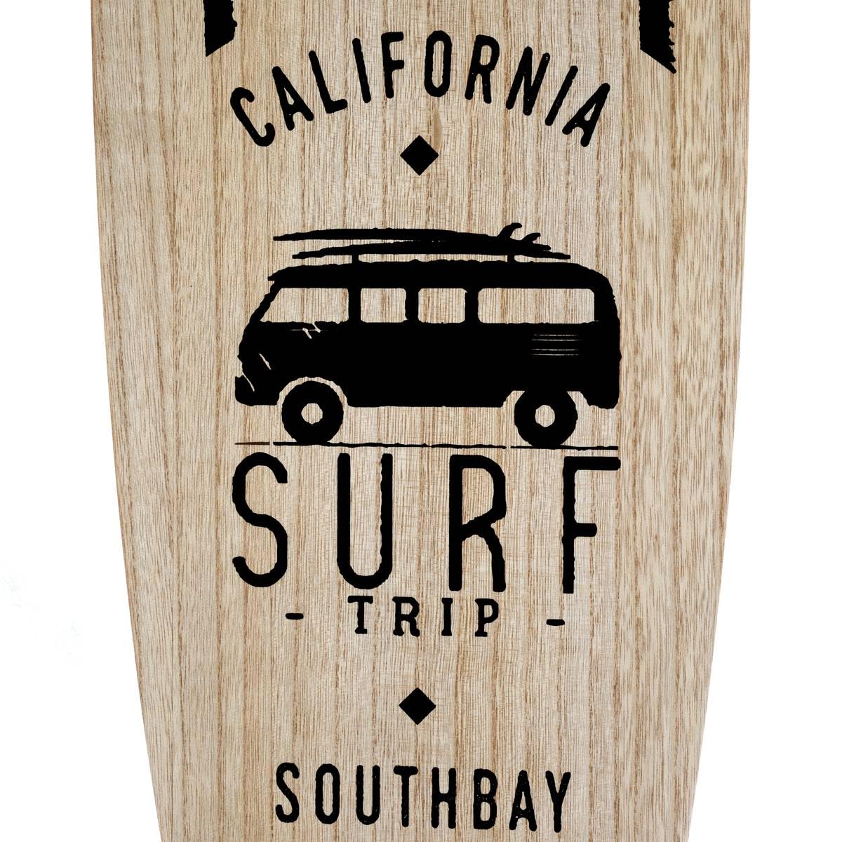 ATMOSPHERA Tavola da surf South Bay, stampa bianca, colore: nero