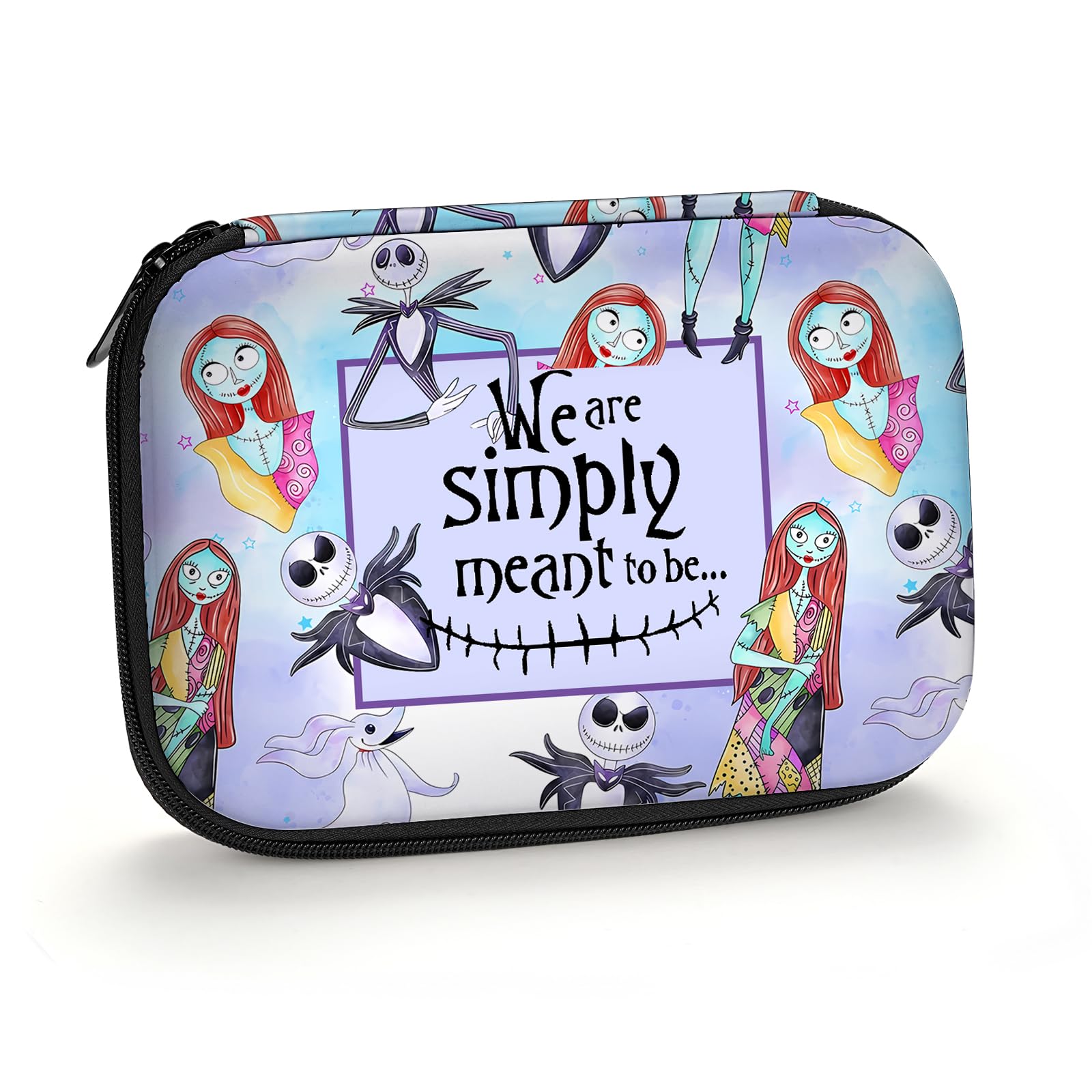 Jack and Sally Gifts Pencil Case for Women Men Inspirational Gifts Halloween Christmas Gifts for Son Daughter Friends(Jack)