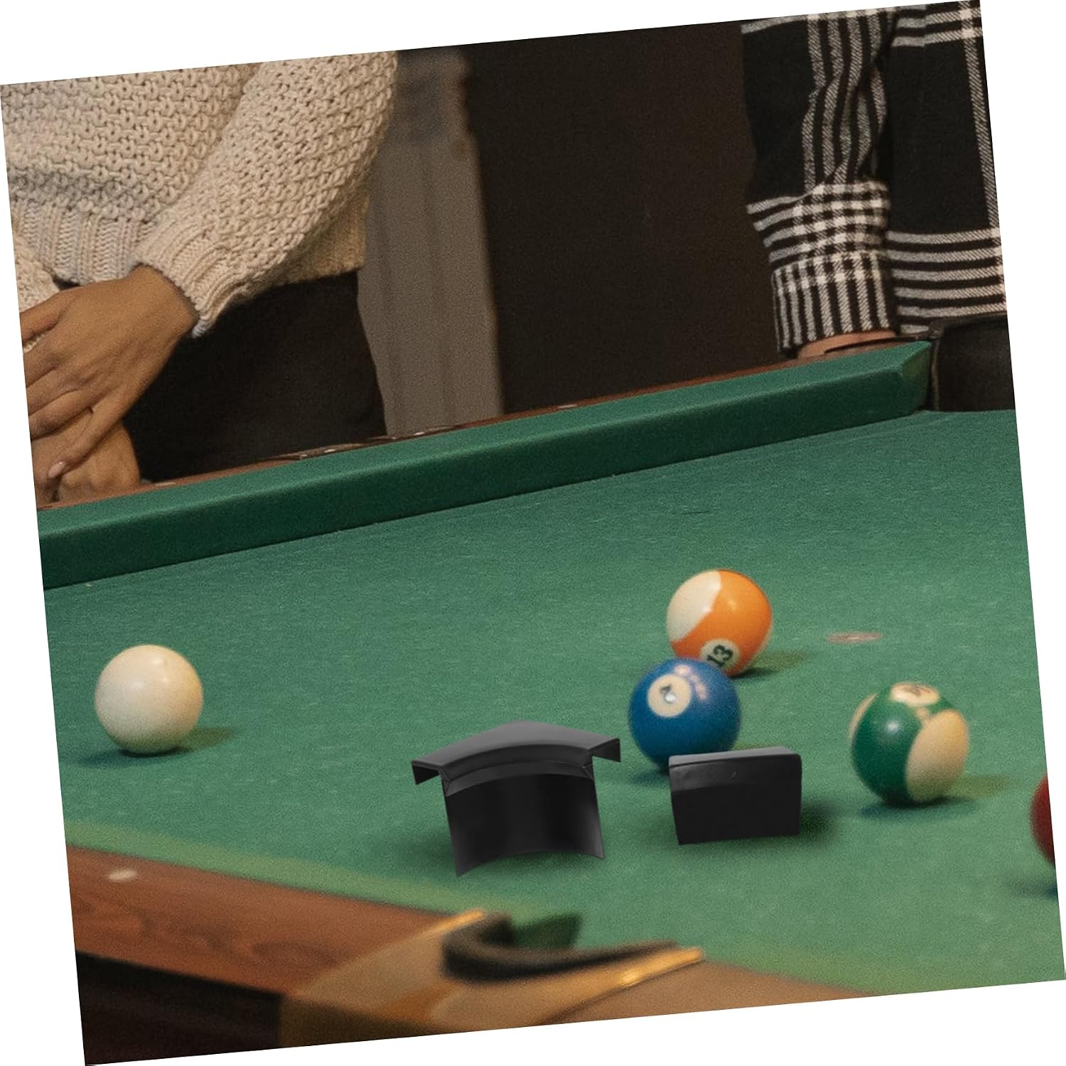 VANZACK 2 Sets Billiard Table Pocket Liners Kit Durable Pool Table Pocket Replacement for Corner Liners Easy to Install