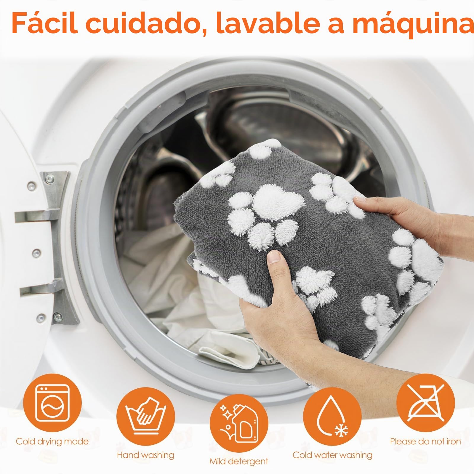 Fundas para camas de perros, funda de repuesto para cama de perro, impermeable, suave funda de terciopelo para cojín de perro, lavable, 91 x 69 x 20 cm/112 x 89 x 20 cm (XL)