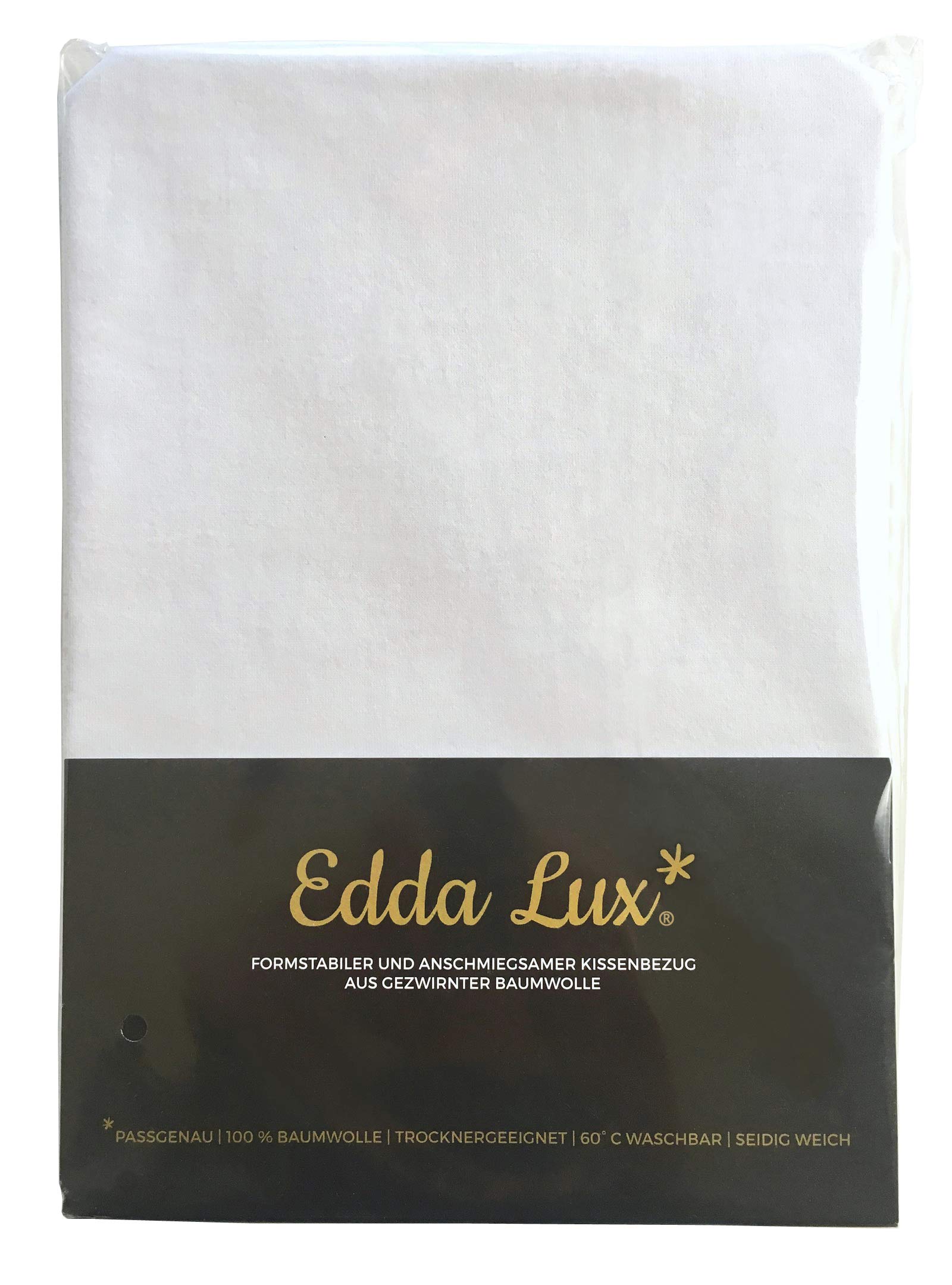 Edda Lux® Hoes geschikt voor Tempur Ombracio hoofdkussen, 60 x 50 cm, vormvaste jersey kussensloop voor slaapkussen, van 100% katoen, in Marineblauw
