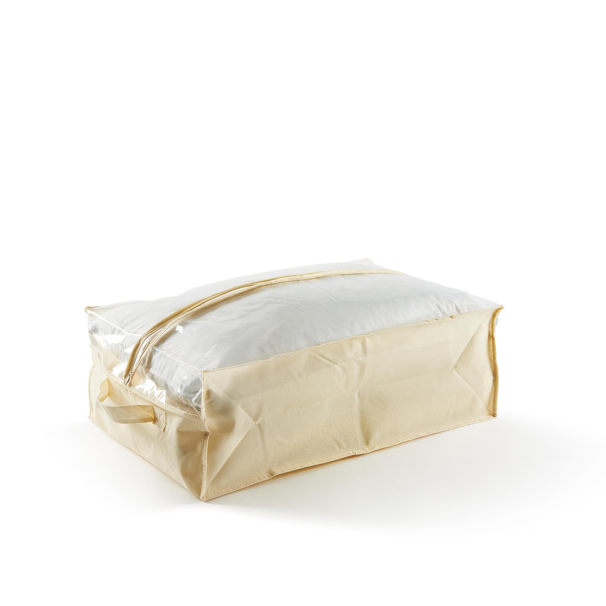 Perfetto Tnt Custody Easybag, Dimension- 70 x 45 x 25 Cm. Plaid/Pillows -Beige