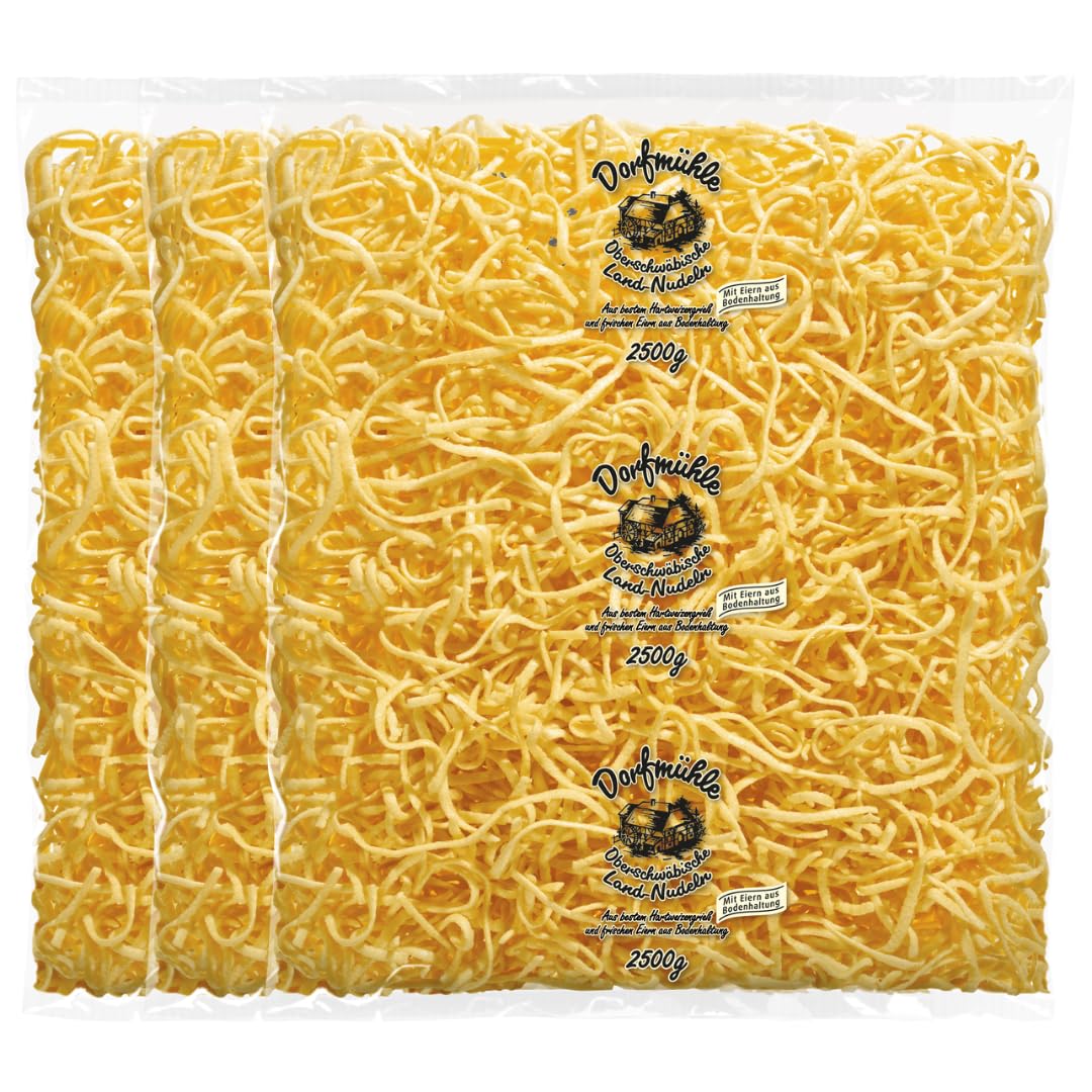 Dorfmühle Schwäbische Spätzle pasta nudeln 2500 gramm x 3 Stück