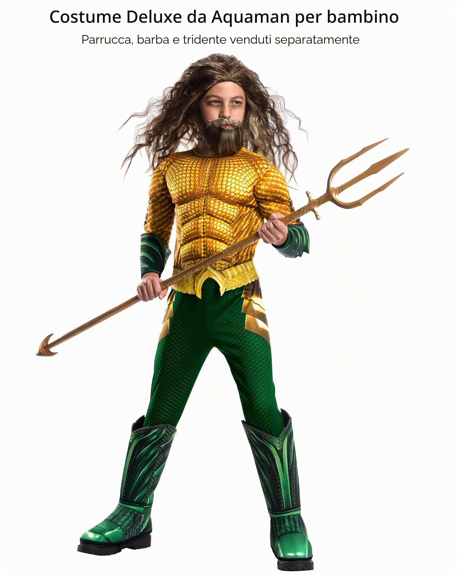Rubie's Official DC Comics Aquaman The Movie, Childs Deluxe Super Hero Costume