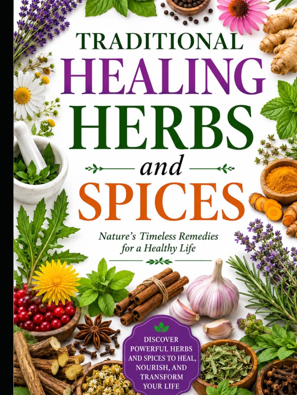 Traditional Healing Herbs And Spices: Nature's Timeless Remedies for a Healthy Life