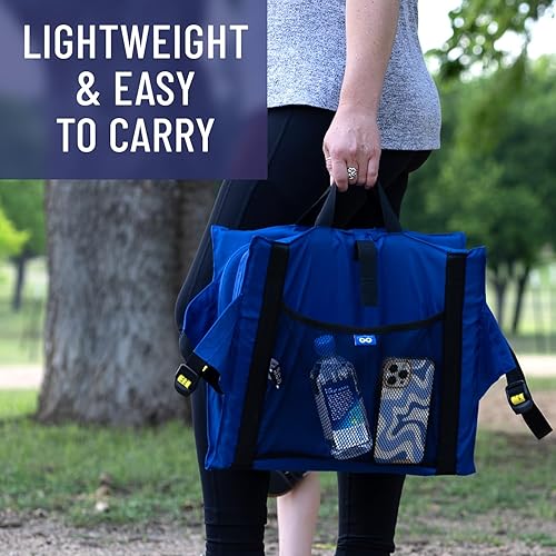 Miniatura 4 de Everlasting Comfort Asientos de estadio con soporte de respaldo, sillas de espuma viscoelástica ajustables con respaldo y cojín, portátil, cojín de