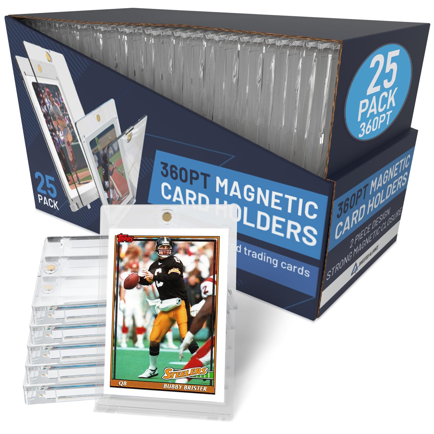 Amazon.com: Premium 35PT - 360PT Magnetic Card Holder Case