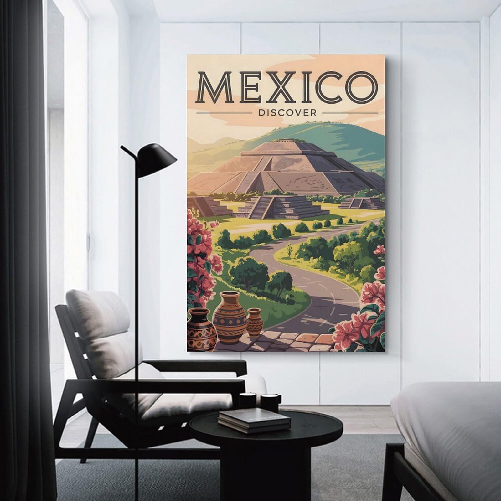 Junmoney Mexico Travel (5) Wall Picture Print 24x36inch(60x90cm), for Picture Wall Styling in Lounge Or Bedroom, Ideal for Building A Coordinated Art Wall