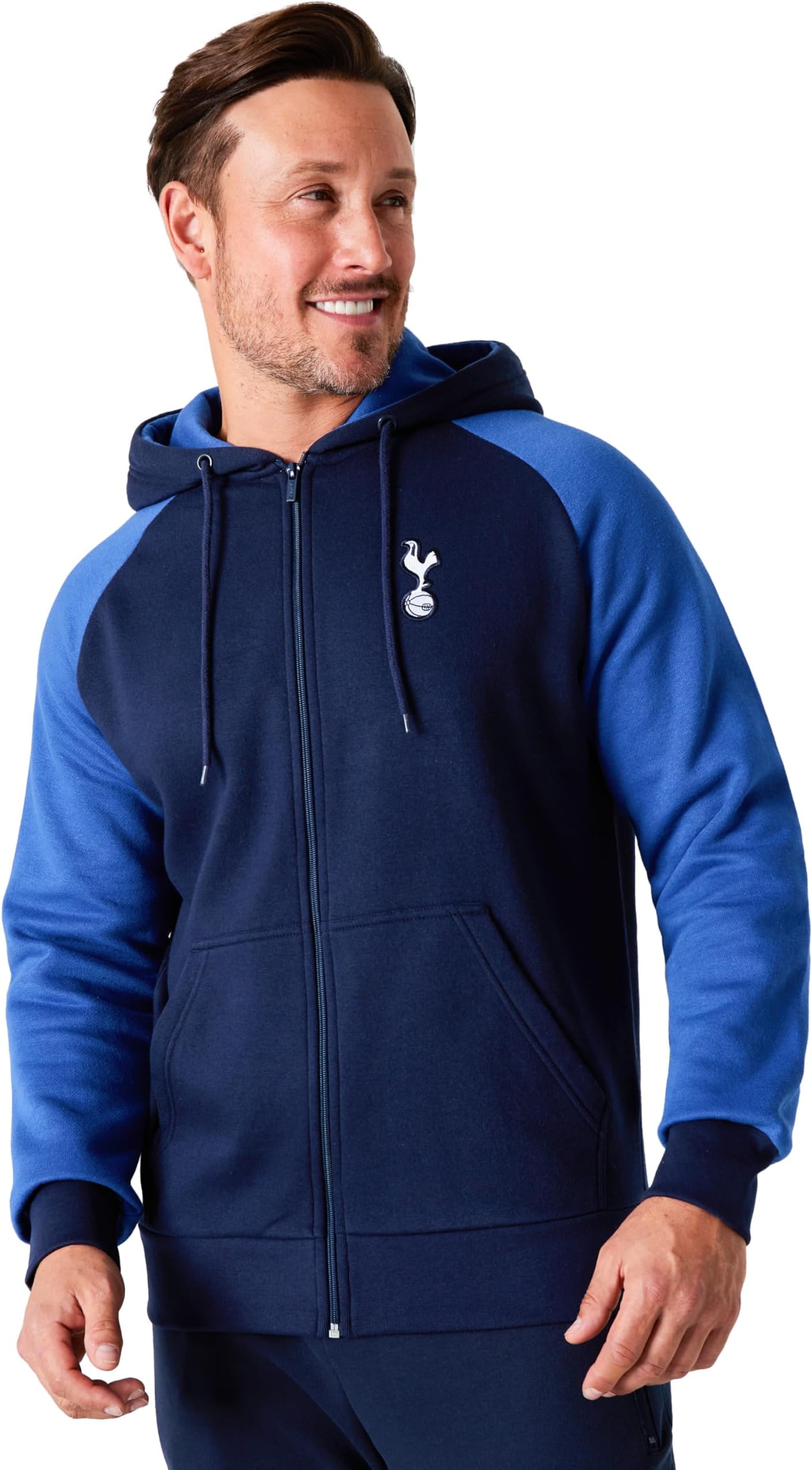 Tottenham Hotspur FC Mens Hoodie - Zip Up Hooded Sweatshirt Size M-3XL Men Teenagers Gifts for Men
