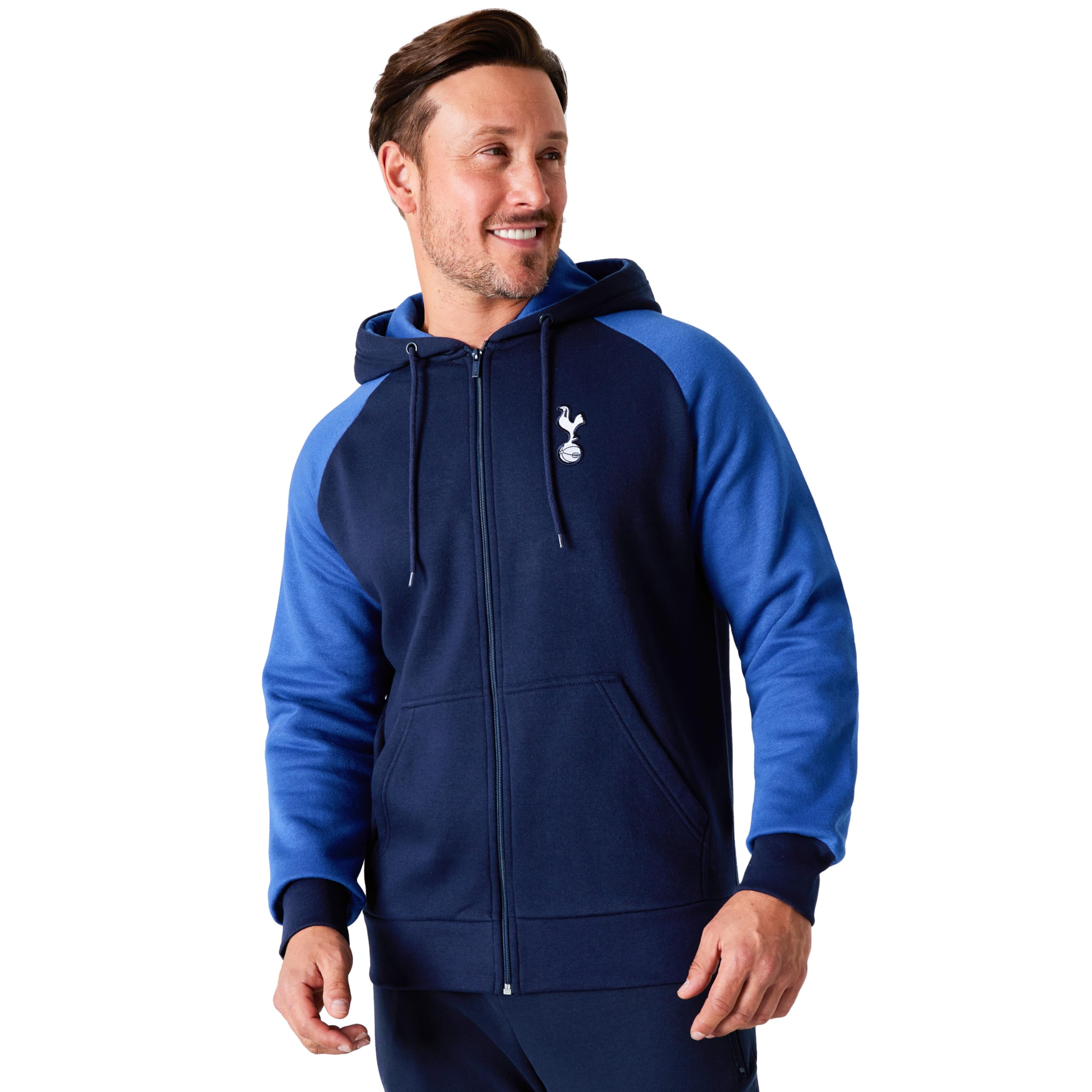 Tottenham Hotspur FC Mens Hoodie - Zip Up Hooded Sweatshirt Size M-3XL Men Teenagers Gifts for Men