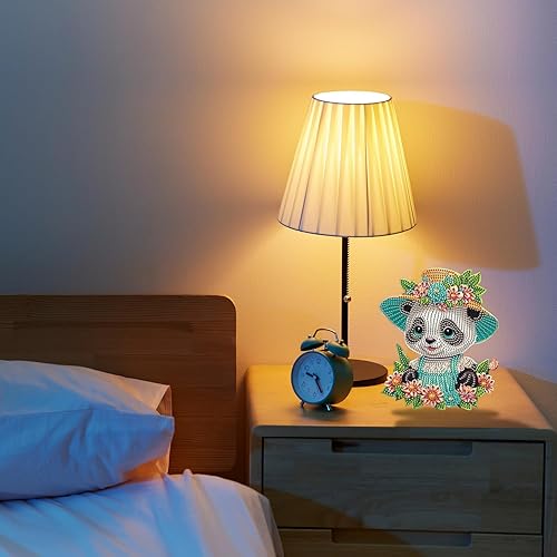 Miniatura 3 de Kits de pintura de diamantes de luna para adultos, kit de arte de diamantes de imitación de cristal de taladro completo para decoración de pared del