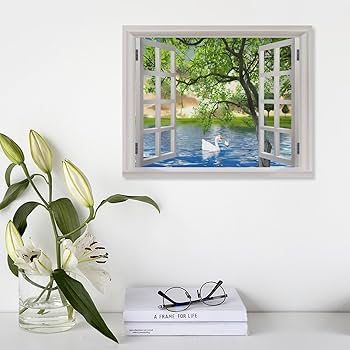 新品ガラス壁掛けアートパネル ポスター3PCSセット 自然風景絵画