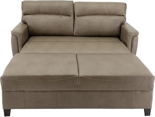 Miniatura 6 de RecPro Sofá cama RV Trifold de 68 pulgadas RV Loveseat  Sofá cama cama  Muebles RV  Sofá RV  Sofá RV (Putty)