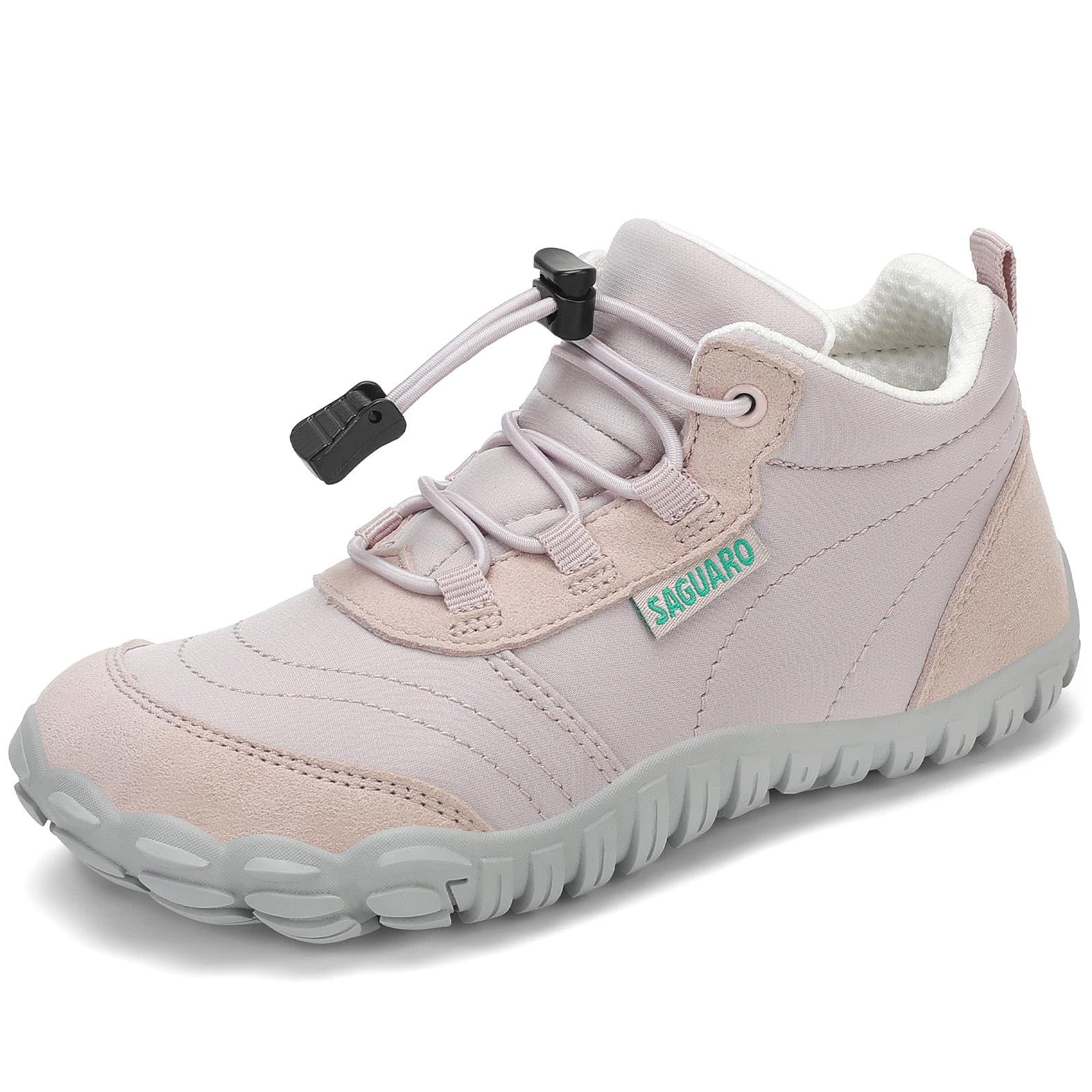 SAGUARO Zapatillas Descalzas Niños Ligeras Transpirable Zapatos de Trekking Barefoot Minimalistas Sneakers Gr.26-36