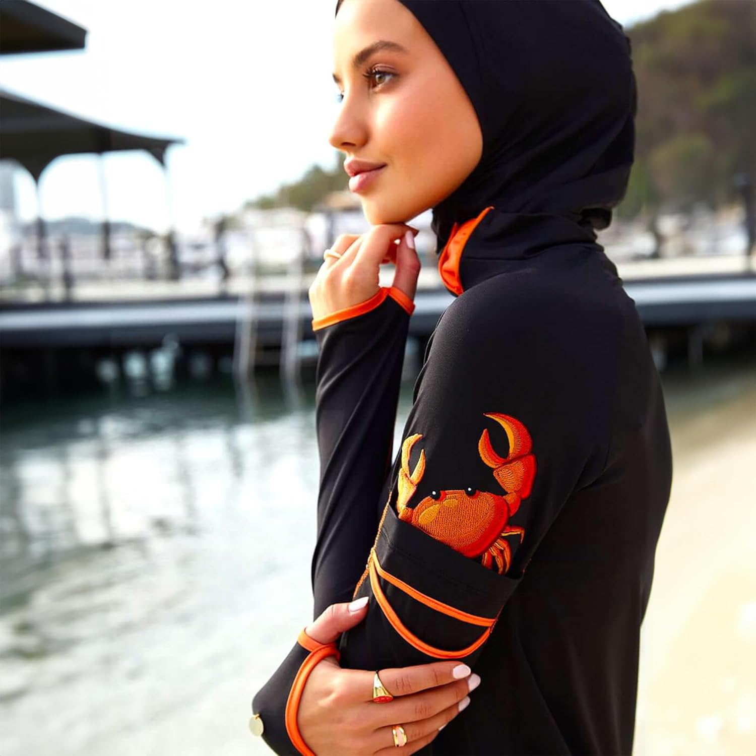 Modest Swimwear for Women 3-Piece Set | Swimsuit Suit Cover Set | Long Sleeve Burkini Set | Full Cover Hijab ​Bathing Suit