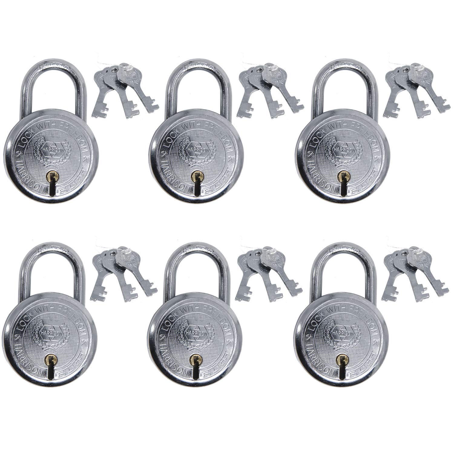 Harrison T-26/BCP-0272 Key Padlock (Silver Finish) | Padlock, Padlocks, Locks for Home, Locks for Main Door — Amazon image 16