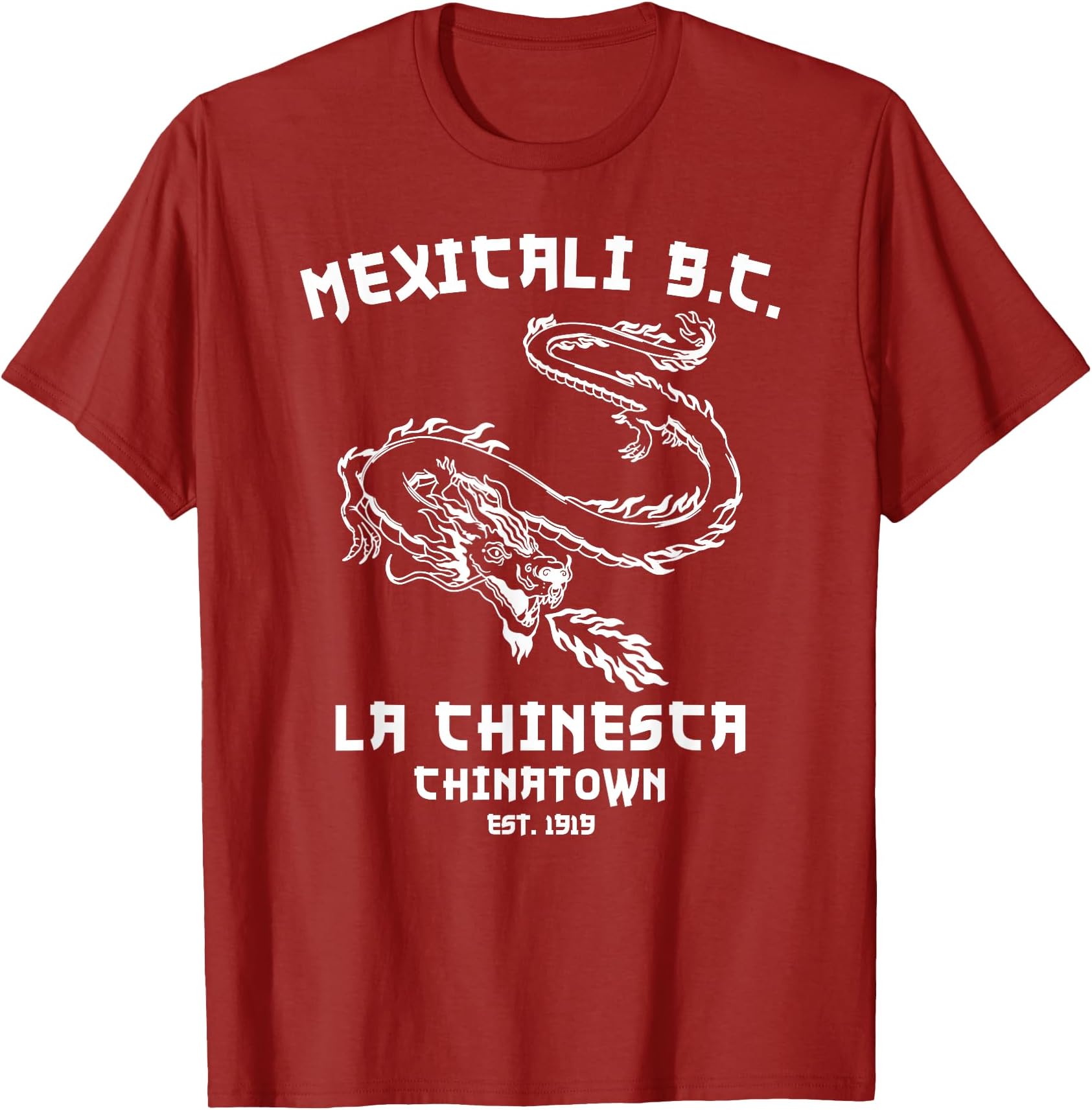 Mexicali La Chinesca Mexico Chinatown Baja California Dragon T-Shirt