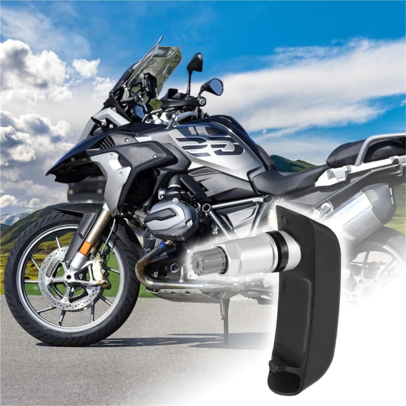 Sensore Di Pressione Dei Pneumatici 1/4PCS Sensore di Pressione Dei Pneumatici Anteriore/Posteriore per Moto Per BMW R 1200 S ST RT GS GSA 36318532731 installare(1pc)