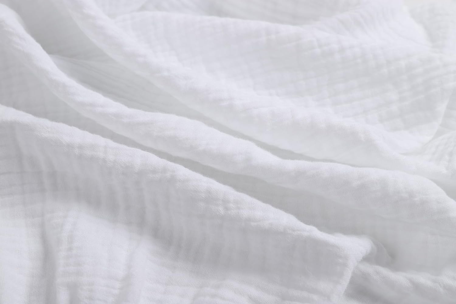 Onacosht Muslin Bassinet Sheets 35" X 20" Compatiable with AMKE 3 in 1 Bassinets, MiClassic, Uiuwoo, Foalom, YADAQE, Milliard and TCBunny Bassinet, 100% Cotton Soft Breathable 2 Pack, White and Grey - Image 3