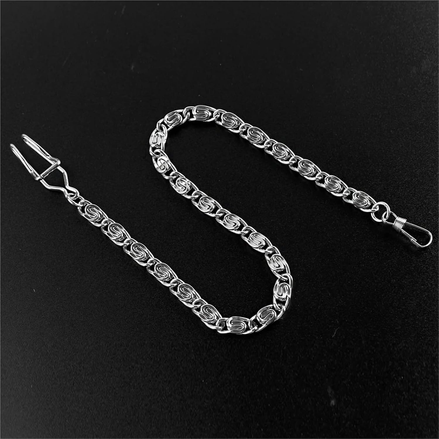 Pocket Watch Chain Vintage Albert Vest Chain, 37.5cm with Lobster Claw Clasp for Pocket Watch