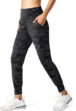  Women's Joers Hih Waisted Yoa Pants with Pockets Loose Leins for Women Workout, Athletic, Loune