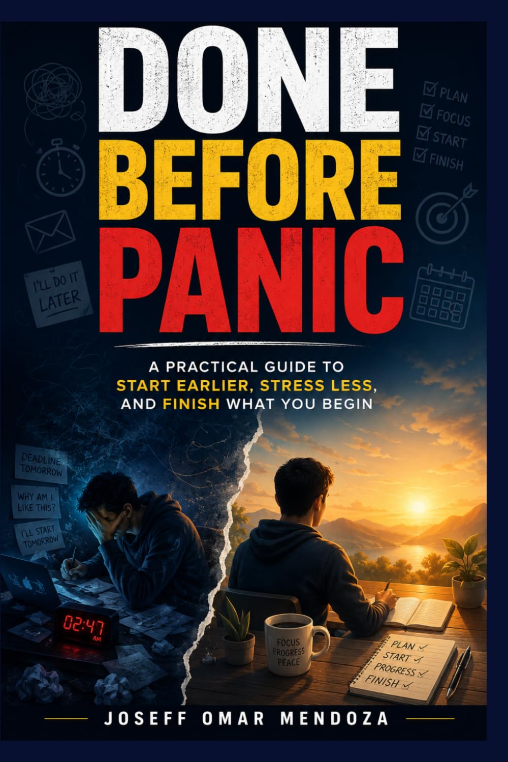 Done Before Panic A Practical Guide to Beat Procrastination, Start Earlier, Stay Focused, and Finish What You Begin: Stop delaying. Start small. Finish early.