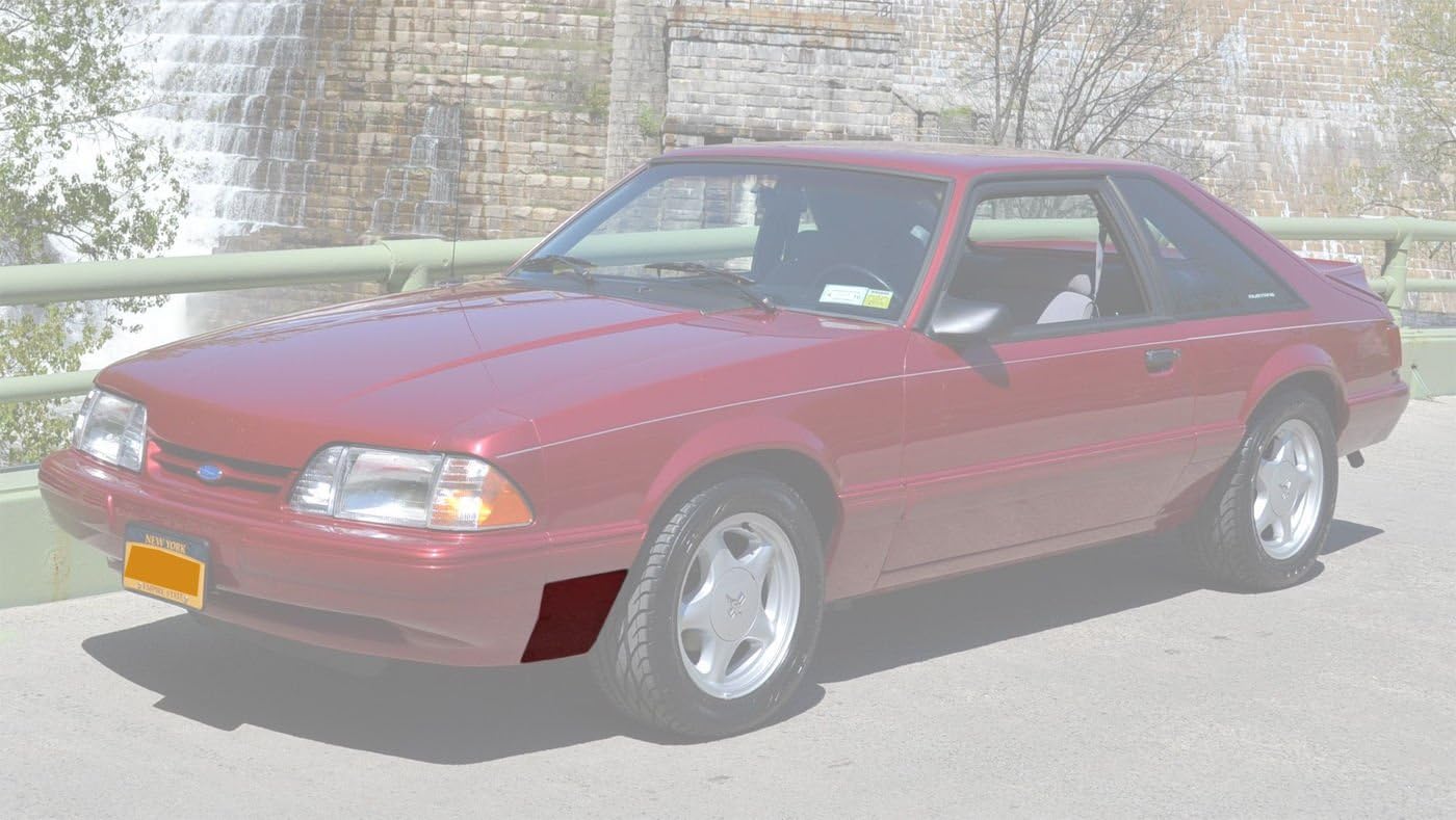 1991-1993 Mustang LX Front of Wheel Fender Bumper Extension - LH