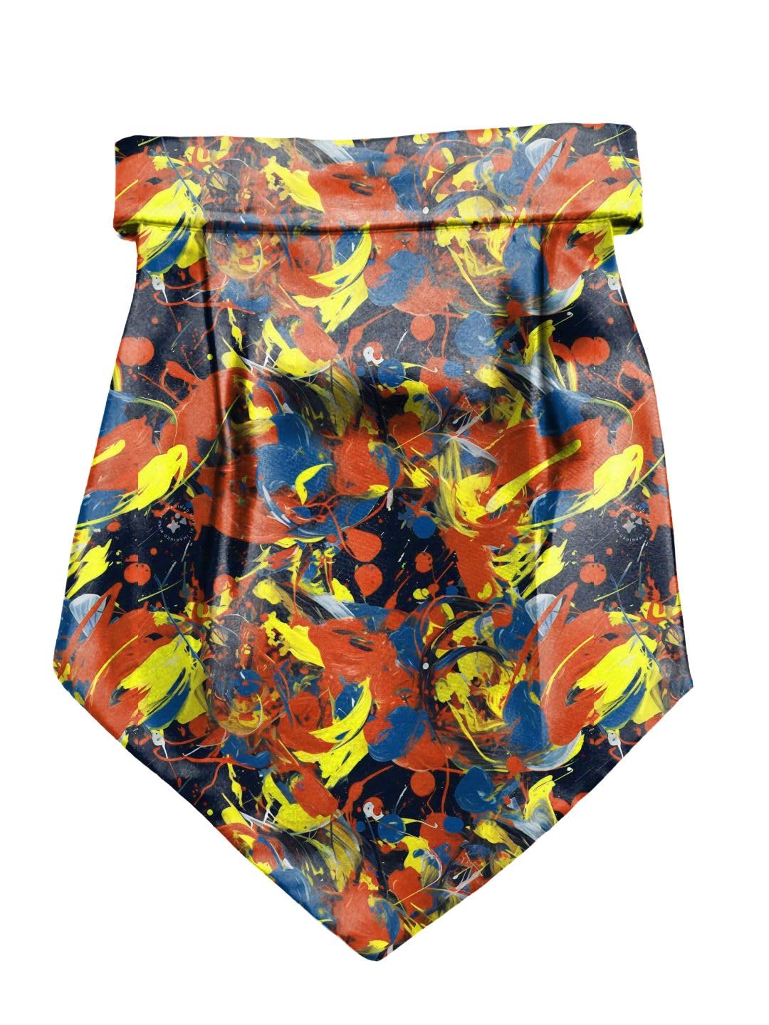 blacksmith Color Chaos Printed Cravat and Macthing Pocket Square for Men-picture-47
