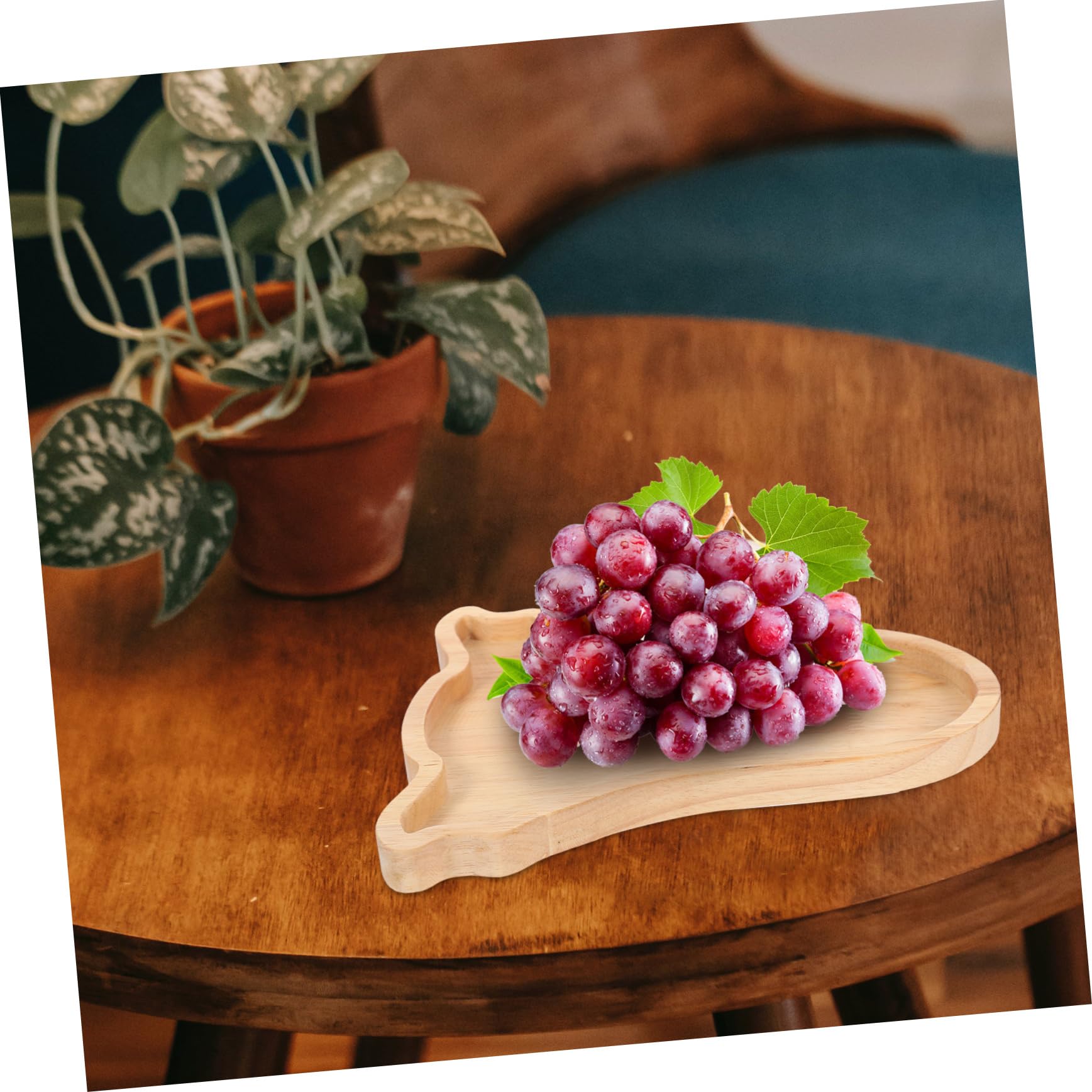 NAMOARLY Dessert Plate Tray Loaf Pan Food Tray Household Bread Tray Heart Shape Tray Shape Fruit Tray Multi-Function Dessert Tray Food Platter Snack Storage Tray Serving Dish Wood