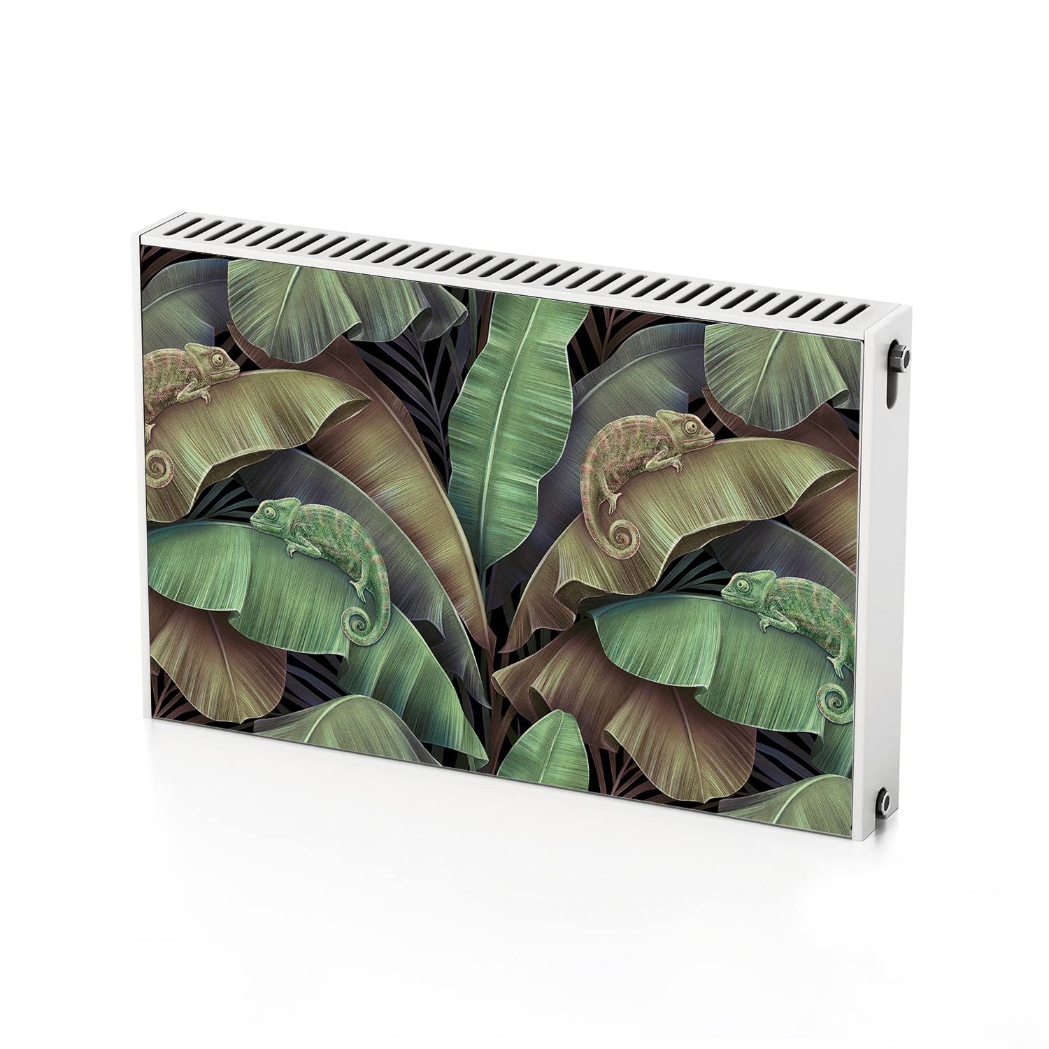Cacher un radiateur jauni avec le tapis magnétique Coloray caméléon 90x60 cm