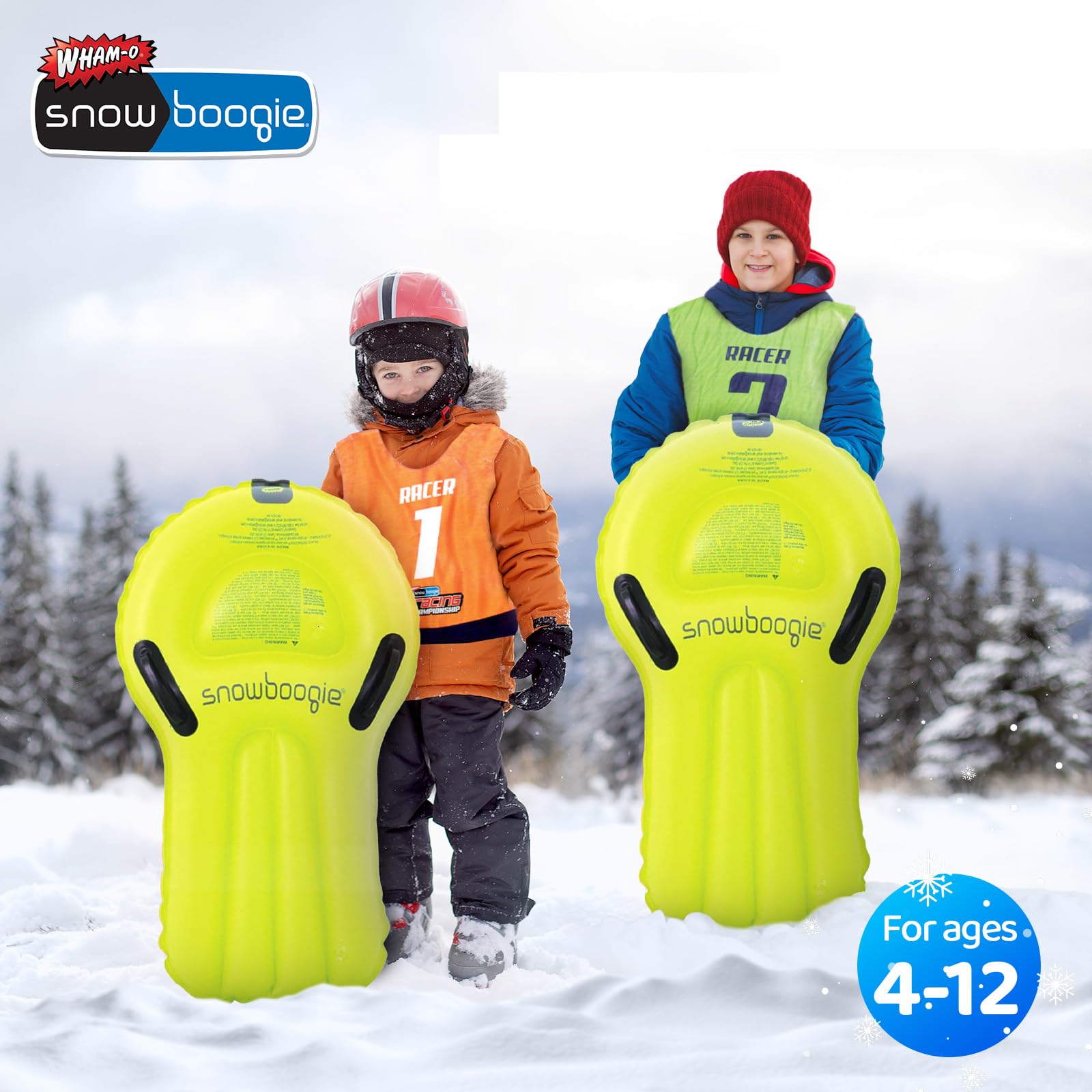 Boogie Wham-O スノーフォーム そり 26インチ 2点セット Amazon.com : Wham-O Snowboogie, 30 Inch Snow Sleds Racing Set