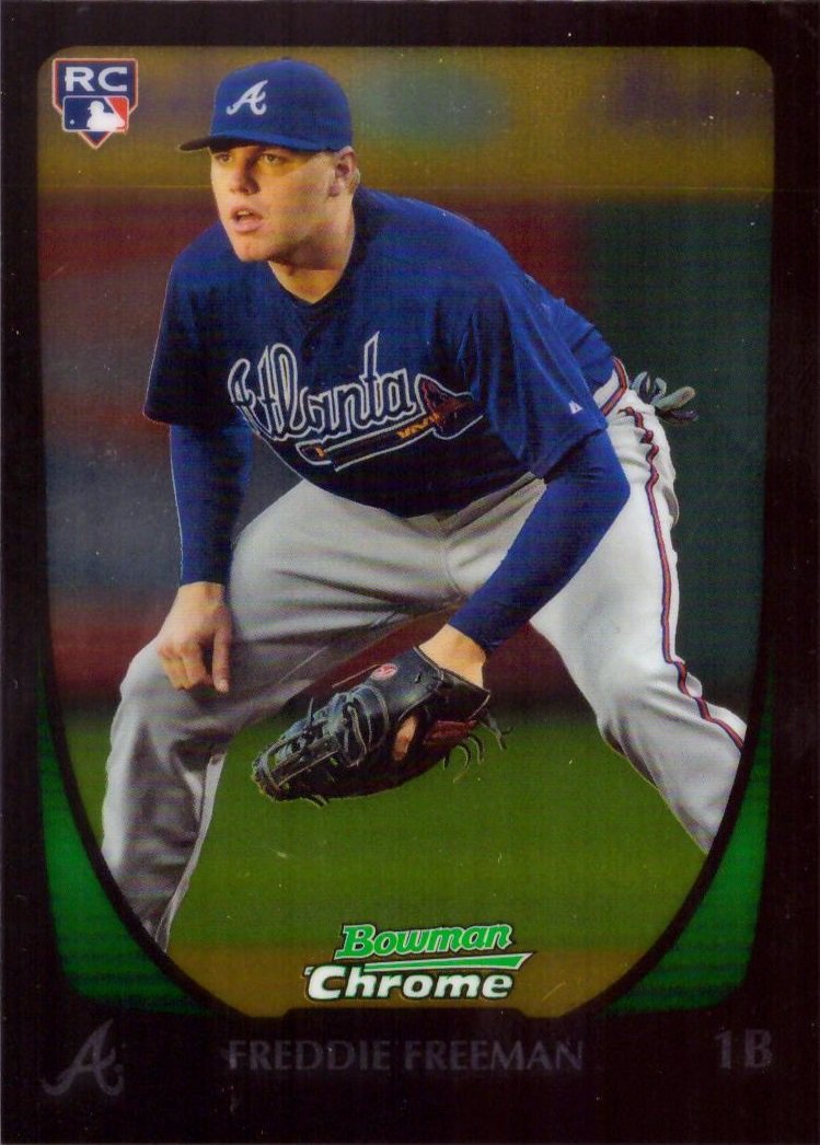 Amazon.com: 2011 Bowman Chrome Baseball #185 Freddie Freeman