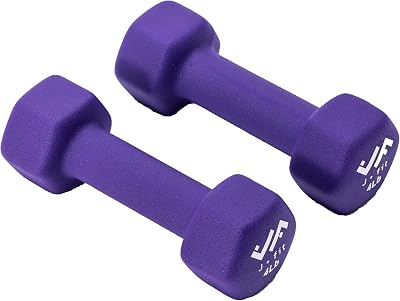 JFIT Neoprene Dumbbell (Set of 2), 4 LBS