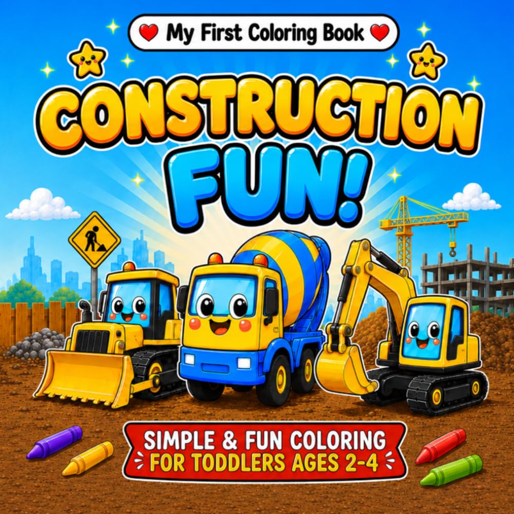 My First Coloring Book: Simple and Fun Coloring for Toddlers