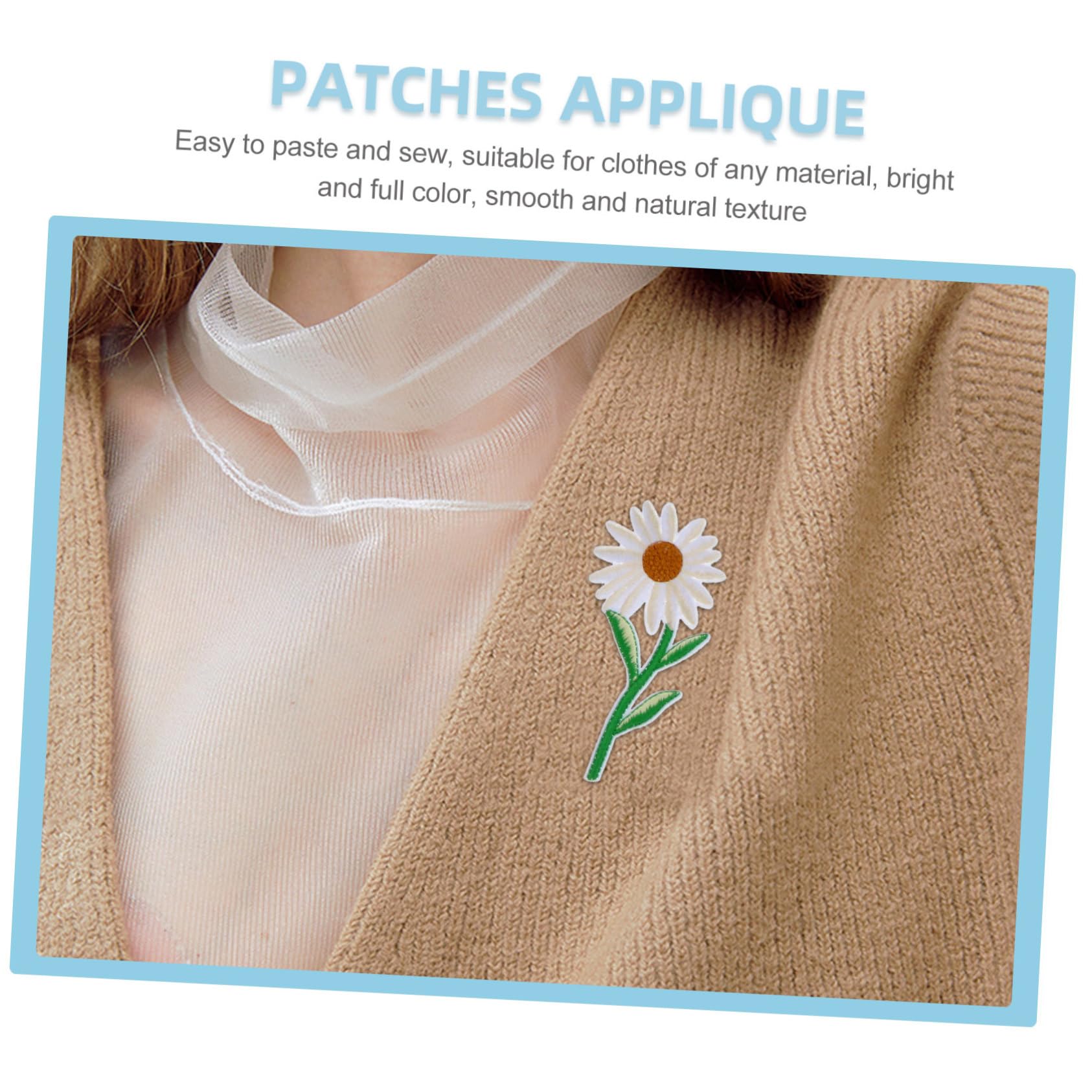 EXCEART 99pezzi Toppe Ricamate Forma e Farfalle Decorazioni Per Abbigliamento Patches Da Applicare Per Jeans Borse e