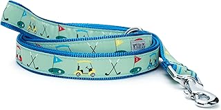 The Worthy Dog Golf Dog Leash, Durable and Comfortable Nylon Webbing, Leashes for Walking, Fits Small Size Dogs, Green