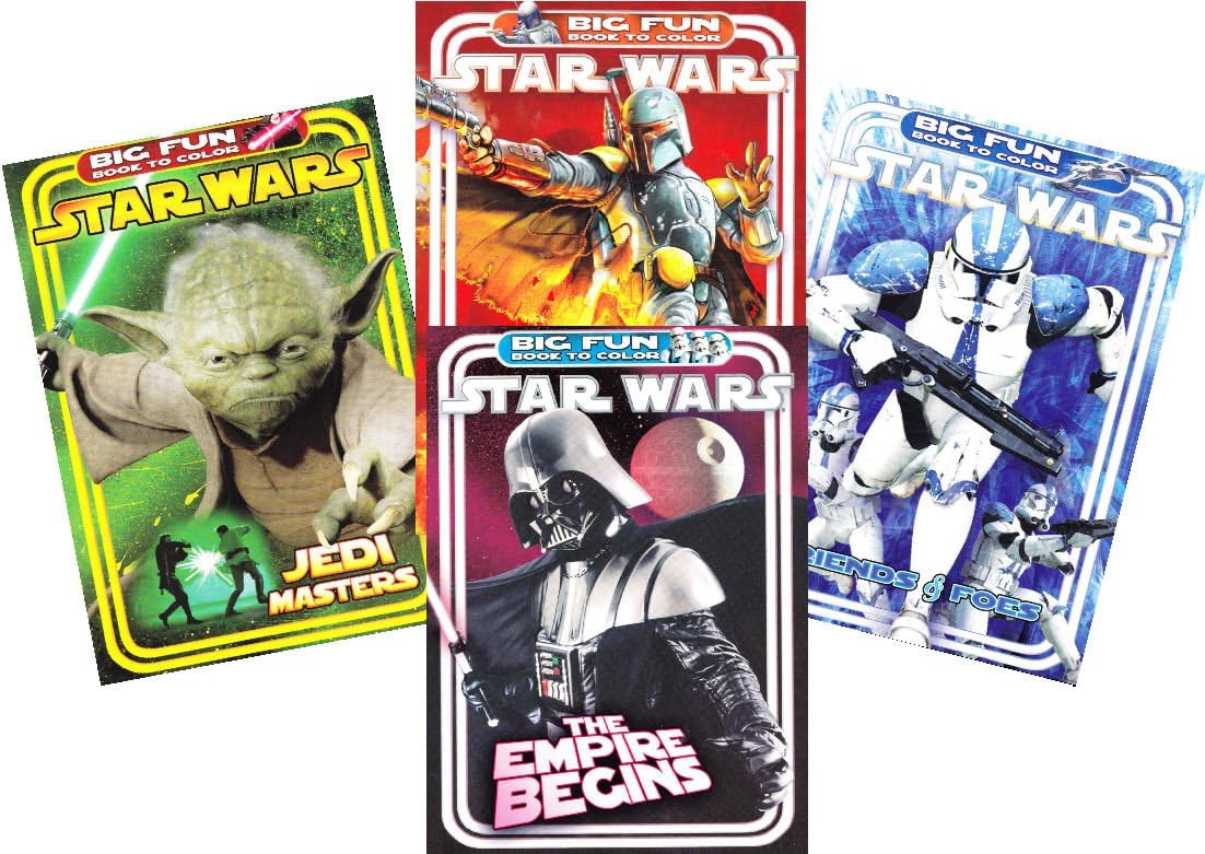 Star Wars Coloring Book Super Set (Four Coloring Books
