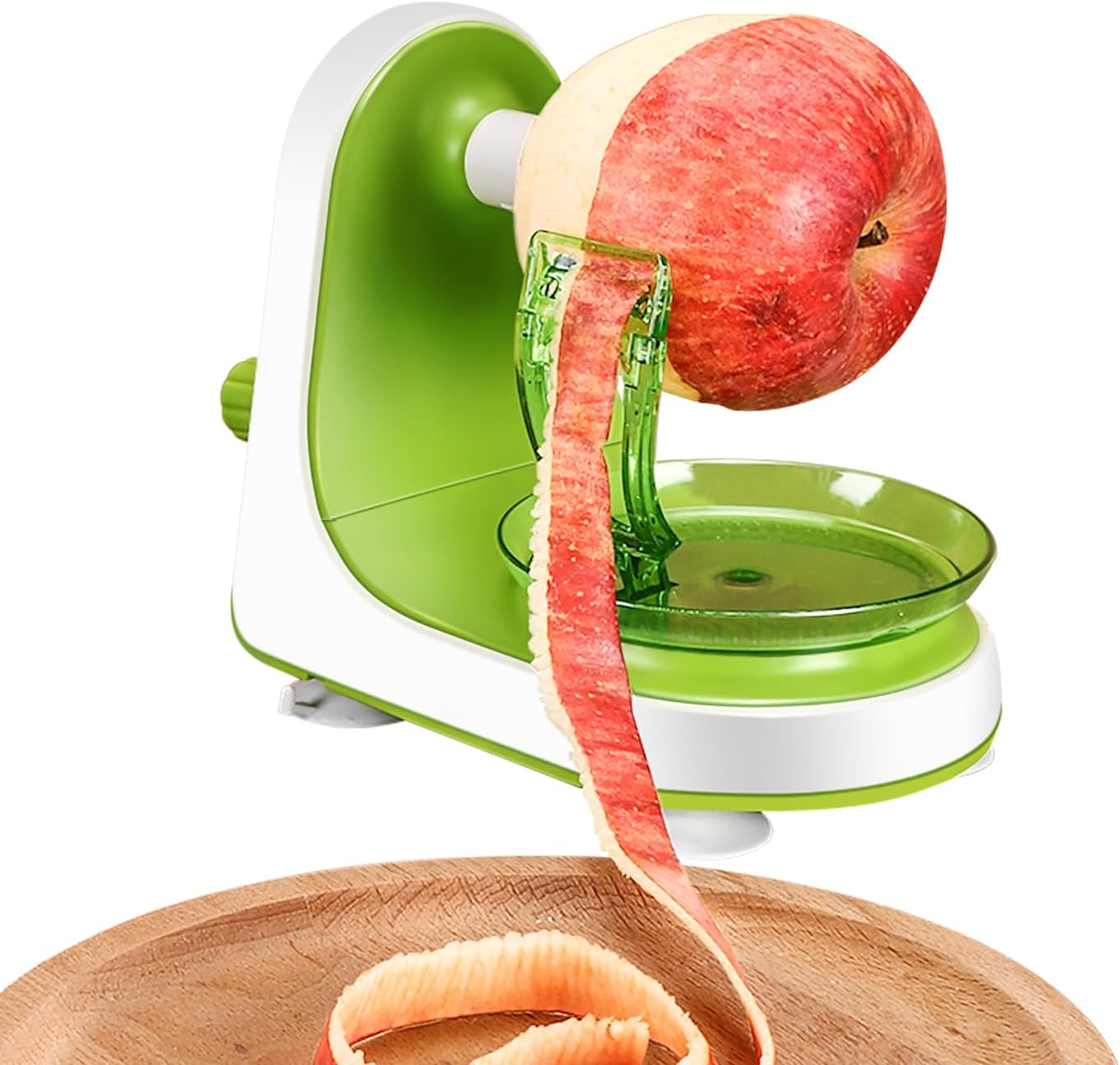 KEOUKE Manual Apple Peeler with Suction Base - Quick, Safe Desktop Apple Skin Peeler, Replaceable Blade, Easy to Clean for Home Kitchen Quick Applesauce Pie Making