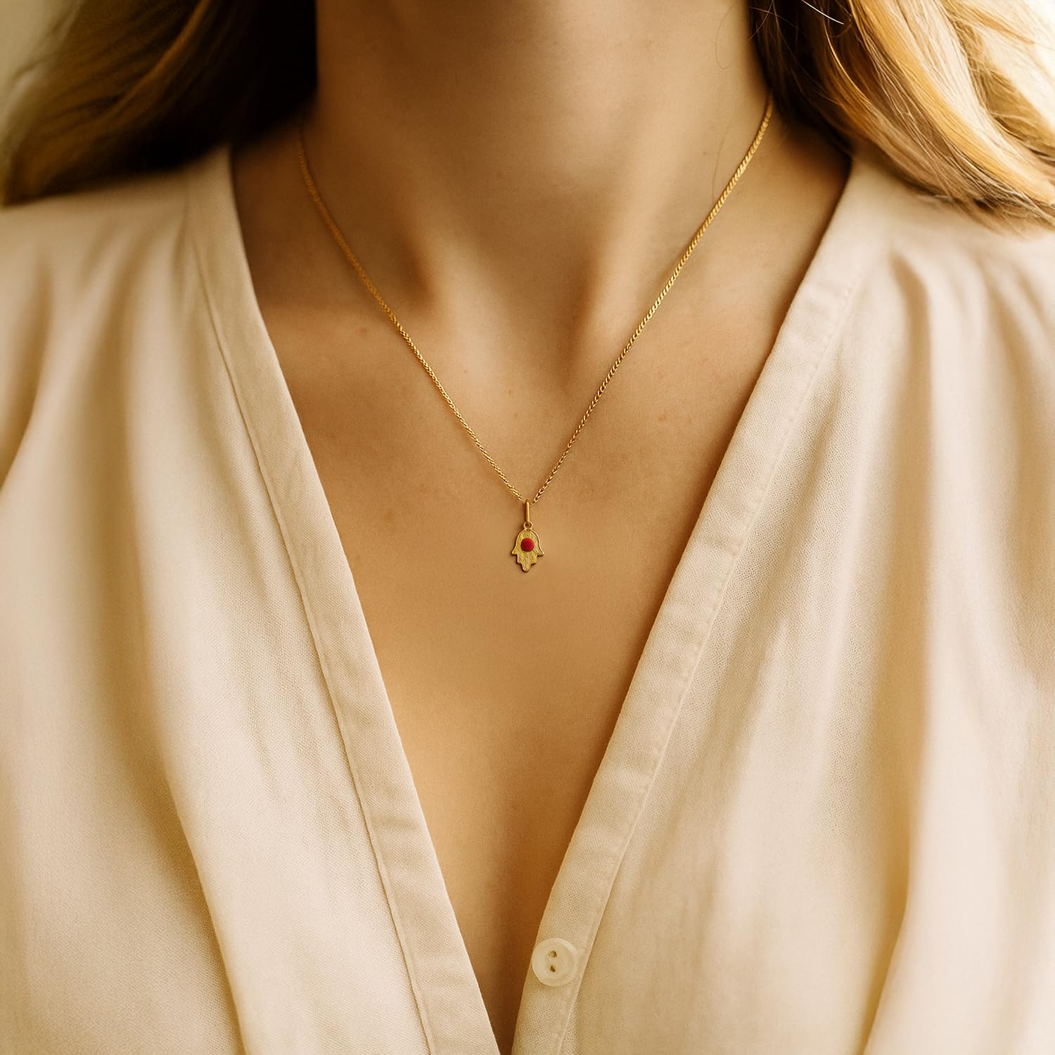 Carissima Collar de mujer con oro amarillo de 9 quilates (375/1000), sin gema, 41 cm