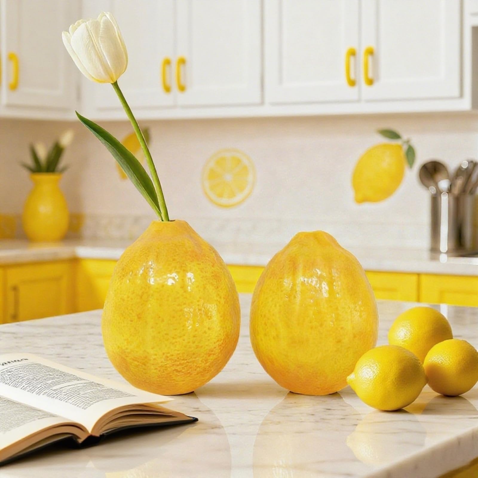 置物 remon Ceramic Vase for Flowers Decorative - Unique Artificial