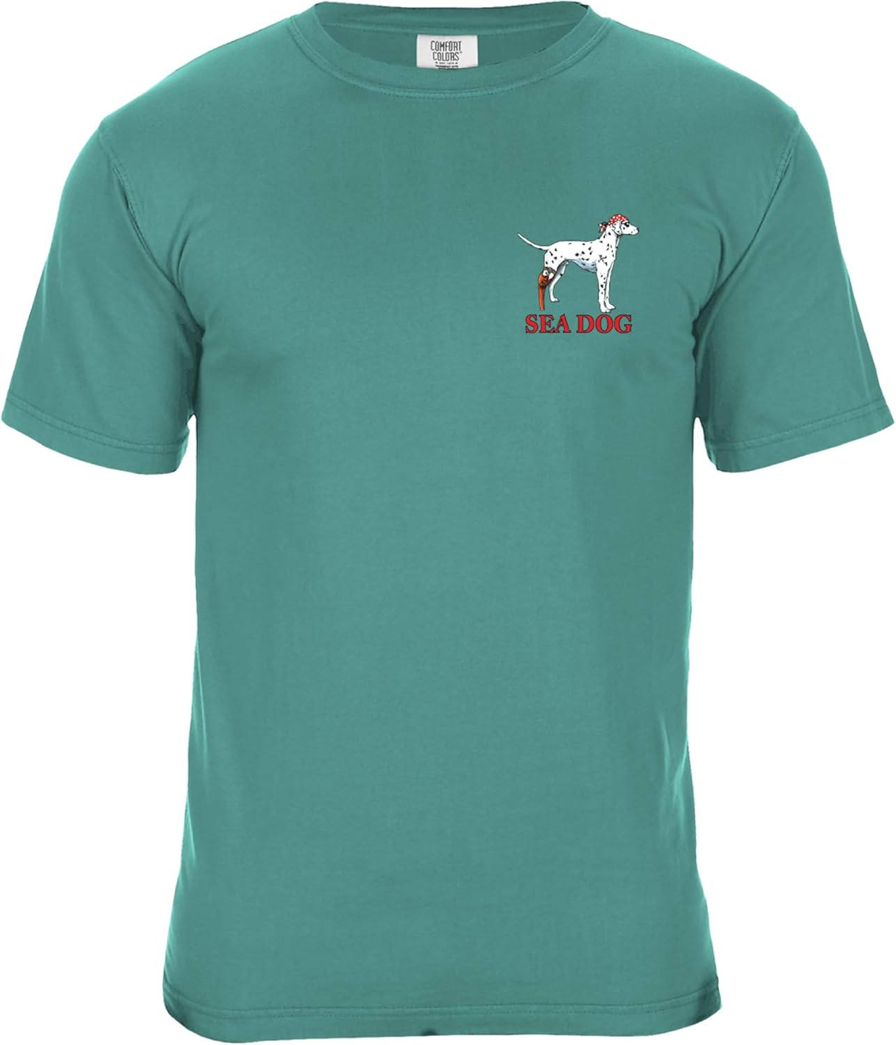 SEA DOG Vintage Graphic Logo T-Shirt Garment Dyed 100% Ringspun Cotton, Relaxed Fit, Pre-Shrunk, Printed in USA, Wax Van - Image 3