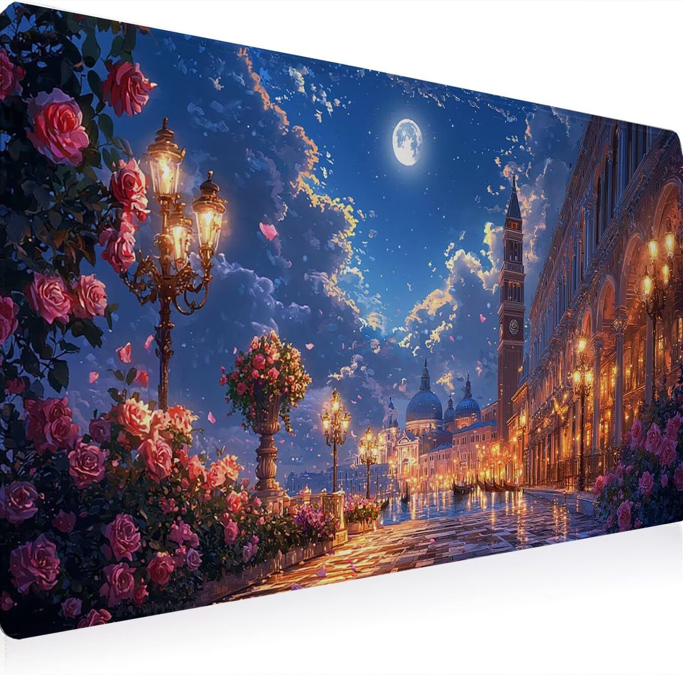 Podkładka pod mysz, podkładka pod mysz XXL 1200 x 600 mm podkładka pod mysz dla graczy, wodoodporna gumowa podstawa, duża podkładka pod mysz do gier na biurko zszyte krawędzie wodoodporna