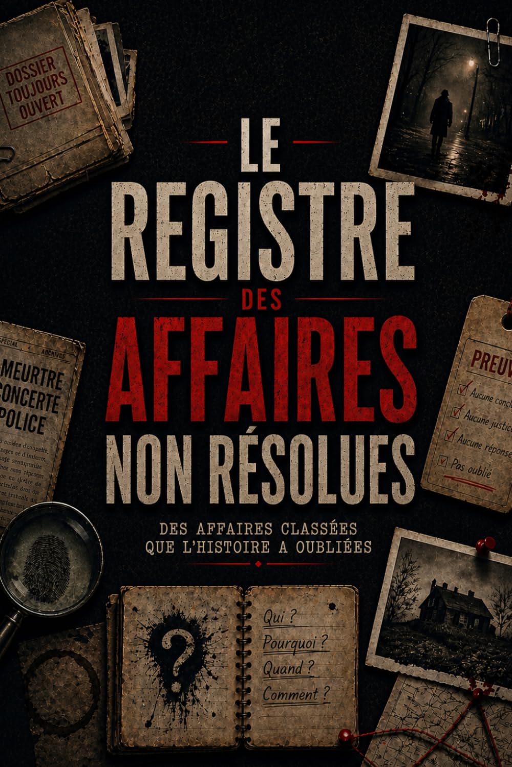 LE GRAND LIVRE NON RÉSOLU: Des affaires non résolues oubliées par l'histoire