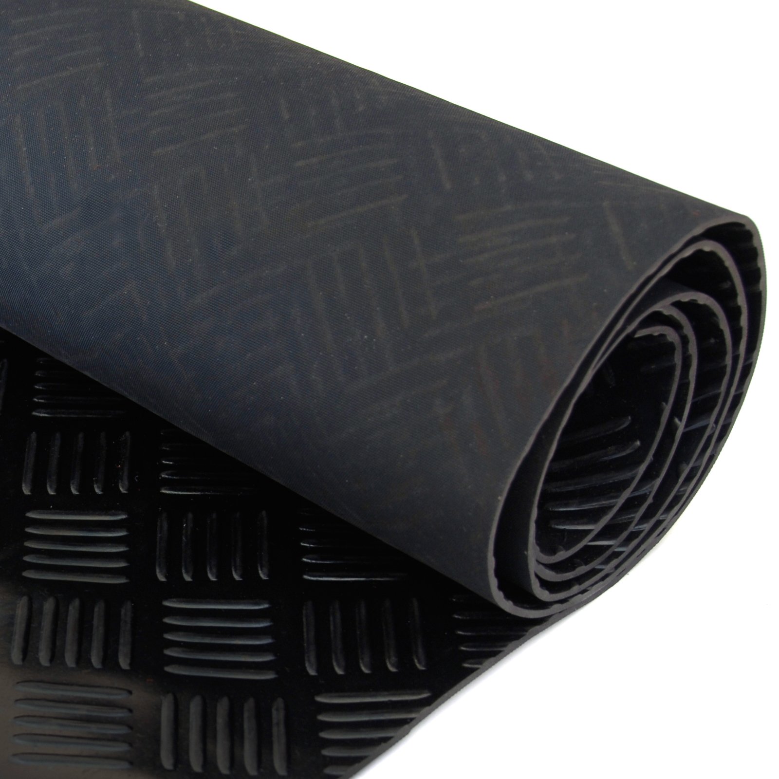 Rubber Flooring Rolls | 6 Patterns | Up to 2m Wide | Up to 15m Long
