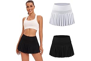Goldhinge High Waist Pleated Tennis Skorts for Women